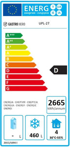 Armoire de congélation en acier inoxydable Coreco US Range 650