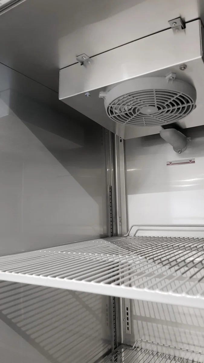 Armoire réfrigérée en acier inoxydable Coreco US Range 1400 avec portes vitrées