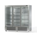 Armoire réfrigérée en acier inoxydable Coreco US Range 2200 avec portes vitrées