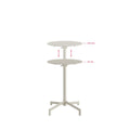 BEST Versa Table de terrasse / table haute | Réglable sur 2 hauteurs – Beige
