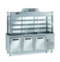 Vitrine réfrigérée en libre-service PROFI 1200x700x2000 - 3x GN 1/1