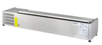 Vitrine réfrigérée de comptoir ECO 8 x GN 1/4 en inox