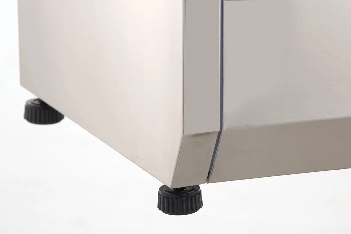 Vitrine réfrigérée ECO 9 x GN 1/4 avec couvercle en verre 1800 mm