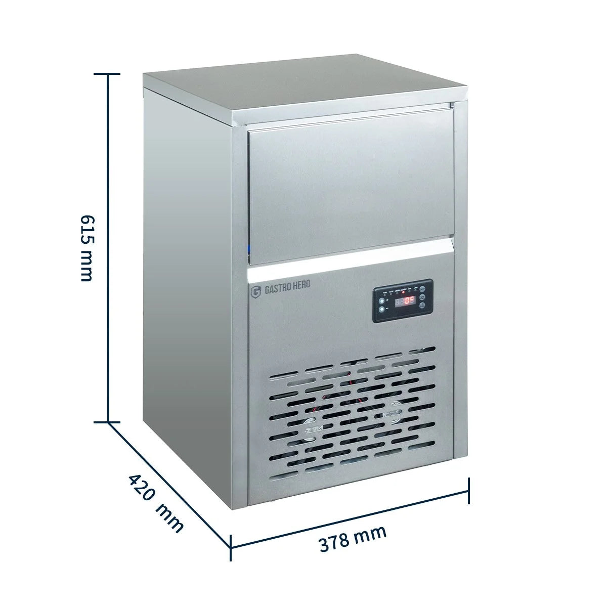 Machine à glaçons pleins ECO 40 kg