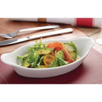 Olympia Whiteware plats à gratin ovales blancs 204 x 115 mm - 6 pcs