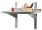 Étagère murale professionnelle en inox 1000 x 300 x 40 mm