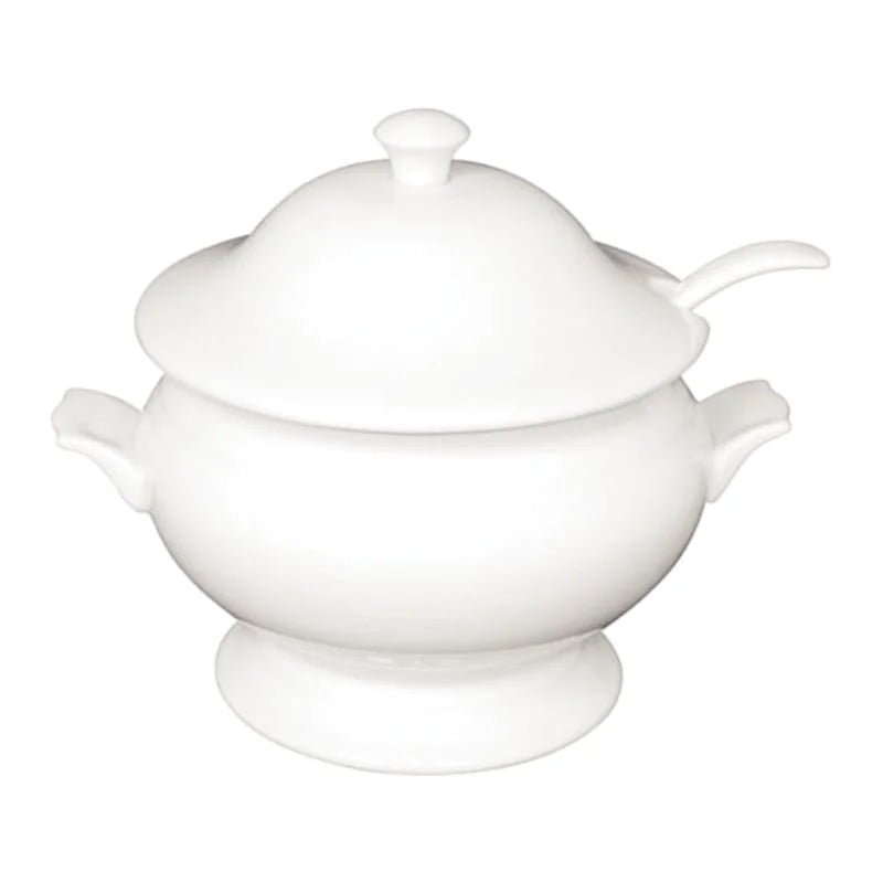 Olympia Whiteware soupière et louche 2,5L