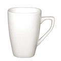 Mugs à café carrés Olympia Whiteware 28,4 cl - 12 pcs