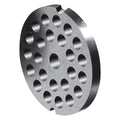 Mastro Grille perforée pour hachoirs à viande Type 12 ø 70 mm avec 2 encoches, trous ø 6 mm