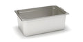 Bac GN en inox Rieber GN 1/2 avec poignées rabattables - 200 mm, capacité : 10,9 litres, mod. 12 200 F - Réservé Cycle8