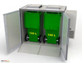 Hefa refroidisseur de déchets 2x 120L