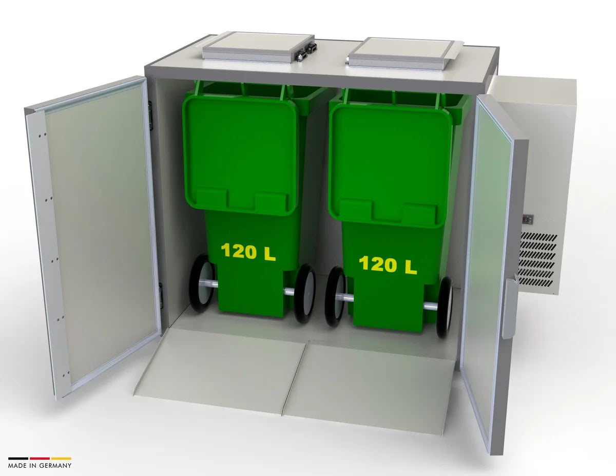 Hefa refroidisseur de déchets 2x 120L