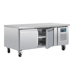 Polar Série U Table réfrigérée GN 2 portes 214L