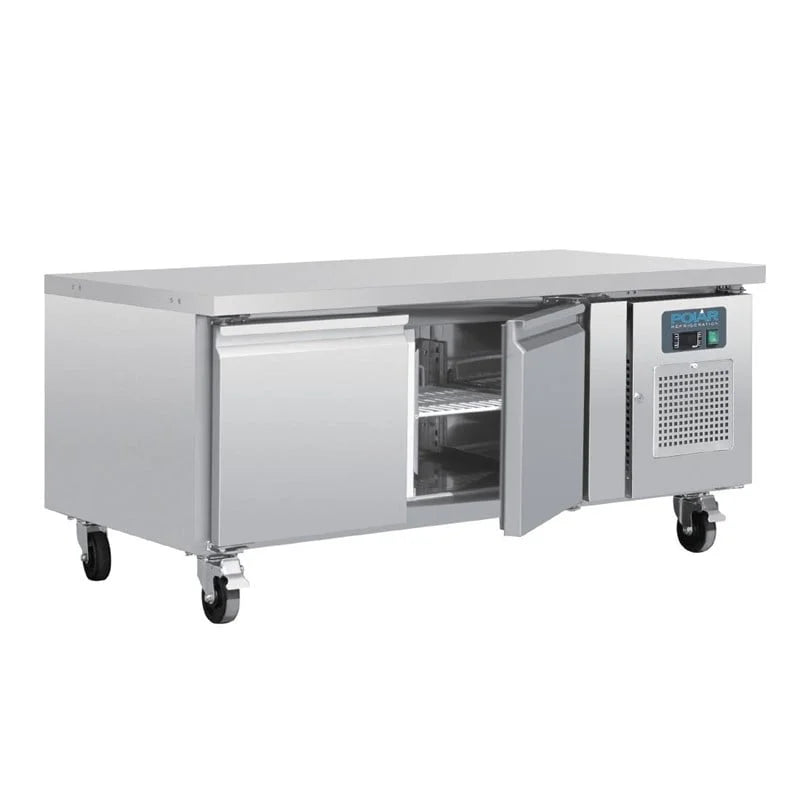 Polar Série U Table réfrigérée GN 2 portes 214L