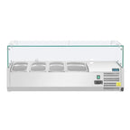 Polar Série G Vitrine réfrigérée à poser pour 3 x GN1/3 + 1 x GN1/2