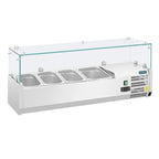 Polar Série G Vitrine réfrigérée à poser pour 3 x GN1/3 + 1 x GN1/2