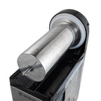 Machine à granité 1x 12 Litres inox noir