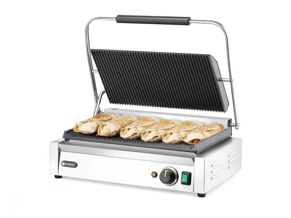 Grill de contact Panini XL, HENDI, 230V/2700W, 548x464x(H)231mm