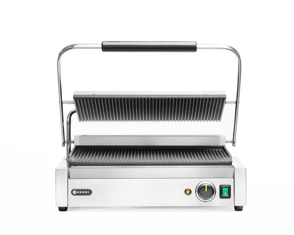 Grill de contact Panini XL, HENDI, 230V/2700W, 548x464x(H)231mm