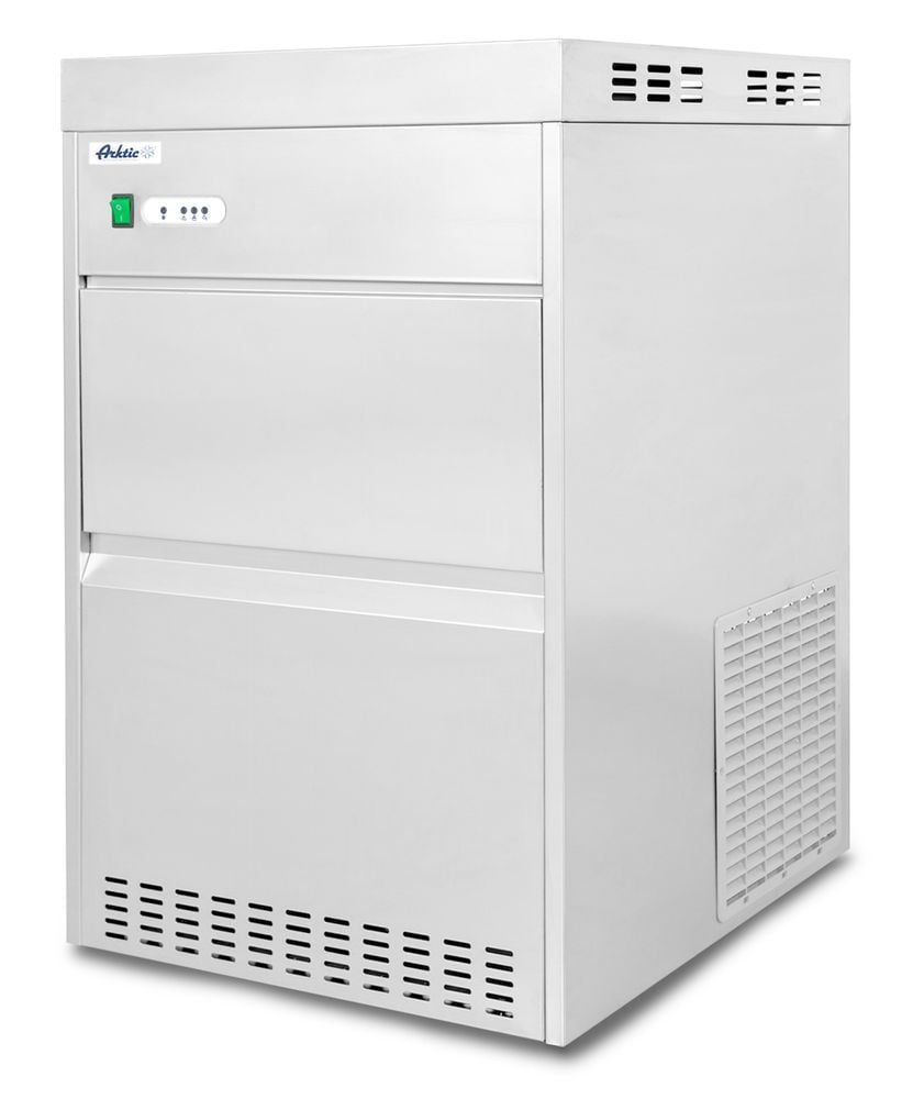 Machine à glaçons flacons, Arktic, 85 kg/jour, 230V/430W, 557x650x(H)840mm