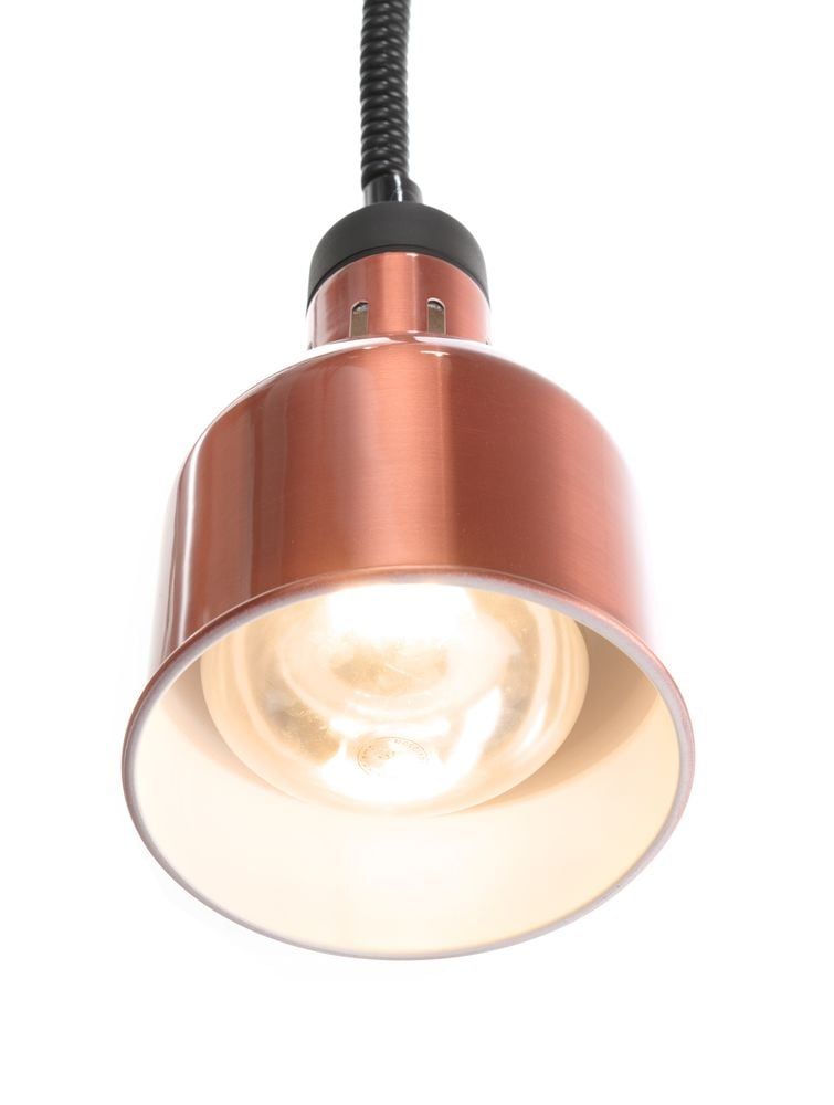 Lampe chauffante cylindrique réglable, HENDI, Argent, 230V/250W, ø175x(H)250mm