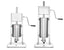 Machine à saucisse Profi Line, HENDI, Profi Line, 3L, 304x304x(H)525mm