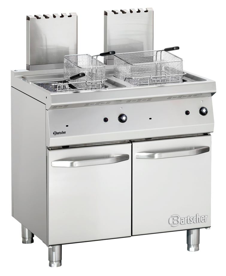 Bartscher Friteuse gaz 700, L800, 2x15L