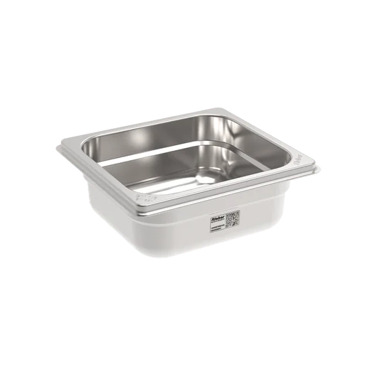 Rieber Bac GN en inox GN 1/6 - 65 mm, contenu : 0,9 litres, Mod. 16 065