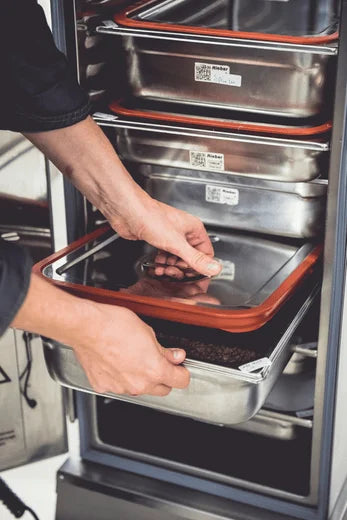 Rieber Couvercle GN 1/4 en inox avec joint étanche, Mod. 145