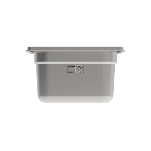 Rieber Bac GN en inox GN 1/9 - 100 mm, contenu : 0,7 litres, Mod. 19 100