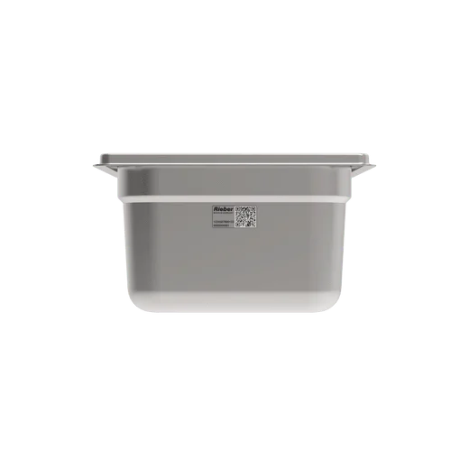 Rieber Bac GN en inox GN 1/6 - 100 mm, contenu : 1,4 litres, Mod. 16 100