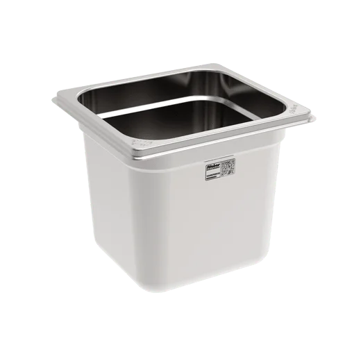 Rieber Bac GN en inox GN 1/6 - 150 mm, contenu : 2,1 litres, Mod. 16 150