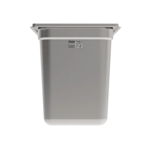 Rieber Bac GN en inox GN 1/6 - 200 mm, contenu : 2,8 litres, Mod. 16 200