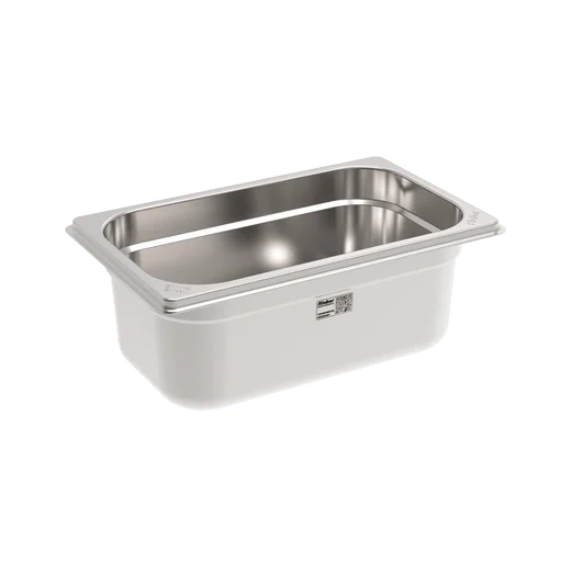 Rieber Bac GN en inox GN 1/4 - 100 mm, contenu : 2,3 litres, Mod. 14 100