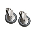 2 roulettes sans frein pour tables de travail