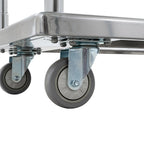 Chariot de transport / chariot à plateforme FT-A, 90 x 55 x 87 cm, jusqu’à 300 kg de charge, inox
