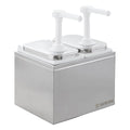 Distributeur de sauces - 2 x 2 litres - Pompe doseuse PP
