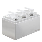 Distributeur de sauces - 3 x 2 litres - Pompe doseuse PP