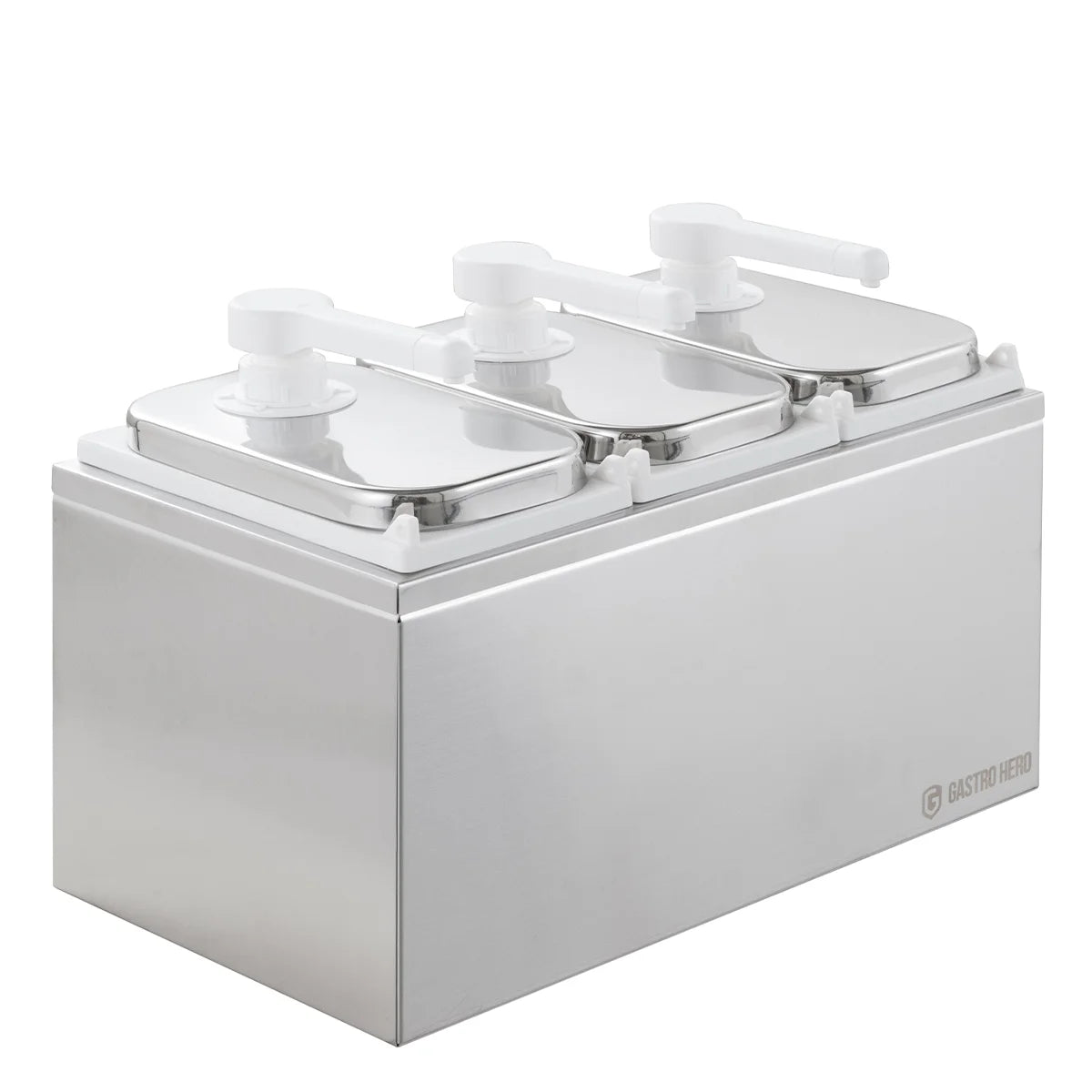 Distributeur de sauces - 3 x 2 litres - Pompe doseuse PP