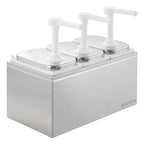 Distributeur de sauces - 3 x 2 litres - Pompe doseuse PP
