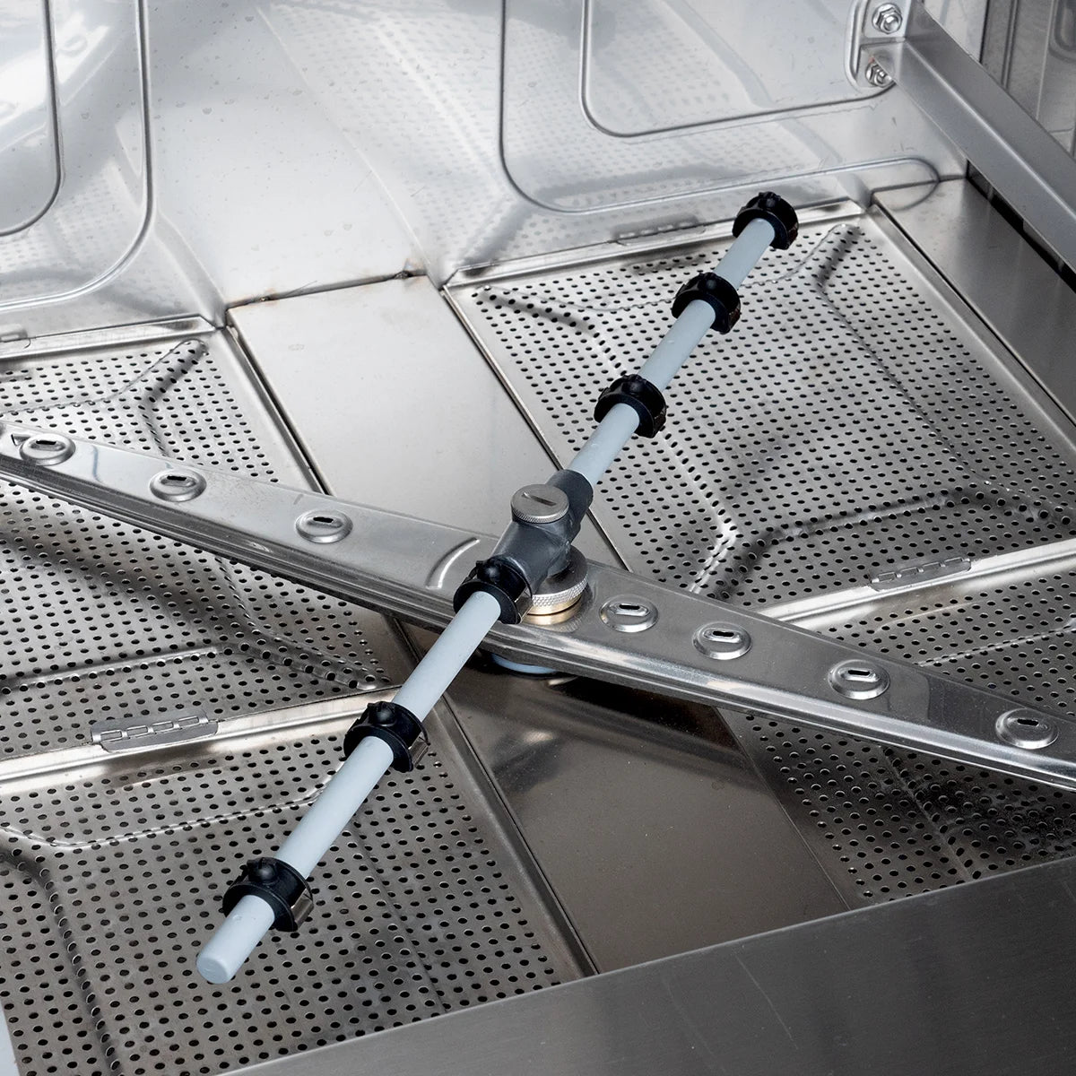 Lave-vaisselle HYPRO Digital 50 SL panier 50x50 cm, avec doseur de détergent & de produit de rinçage, avec pompe de vidange, pompe de surpression, Fabriqué en Europe, 230 V