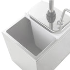 Distributeur de sauces - 2 x 3 litres - Pompe doseuse en acier inoxydable