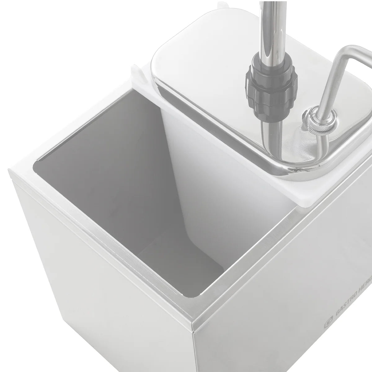 Distributeur de sauces - 2 x 3 litres - Pompe doseuse en acier inoxydable