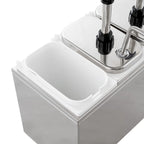 Distributeur de sauces - 3 x 3 litres - Pompe doseuse en acier inoxydable