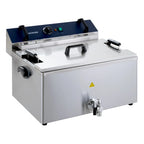 Friteuse électrique à pâtisseries - 20,4 litres - 5 kW - avec robinet de vidange