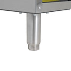 Cuisinière à gaz ECO avec soubassement ouvert - 43,2 kW - 6 brûleurs