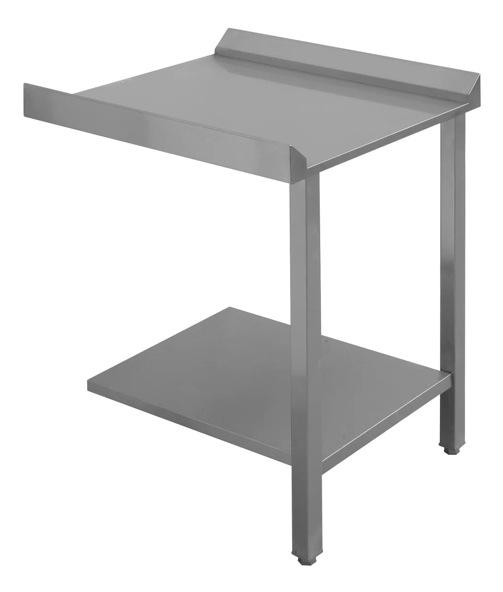 Table d’entrée/sortie pour lave-vaisselle à convoyeur de paniers 70 x 60 x 85 cm