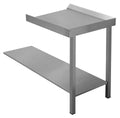 Table de sortie pour lave-vaisselle à convoyeur de paniers avec unité de séchage 110 x 60 x 85 cm