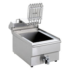 Friteuse électrique ECO 13 litres avec robinet de vidange, 5 kW, 400 V