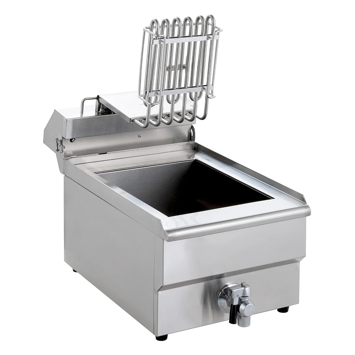 Friteuse électrique ECO 13 litres avec robinet de vidange, 5 kW, 400 V